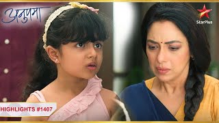 Anupama ne diya Mahi ko सहारा  Ep1407  Latest  Anupama  MonSun  10PM [upl. by Amarillis]