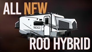 The All NEW 2023 Rockwood Roo Hybrid Travel Trailer Overview [upl. by Aimahs]