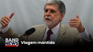 Celso Amorim vai à Venezuela acompanhar as eleições  BandNews TV [upl. by Hurlee]