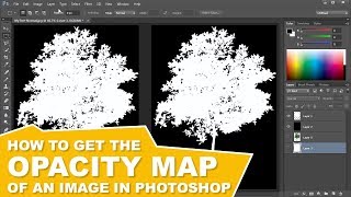 How to make an Opacity Map in Photoshop Alpha Channel Transparency [upl. by Armelda600]