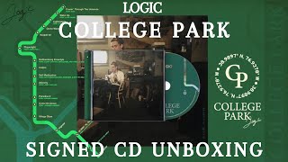 Logic  College Park  SIGNED CD Unboxing [upl. by Okoy]