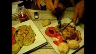 Sun Dried Tomato Gravy  Hog Jowl  Homemade Biscuits  Asian style Omelette [upl. by Ingeberg]