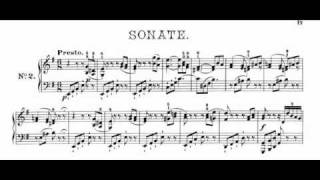 Haydn  Sonata in E minor Hob XVI34  First Movement Presto [upl. by Nefets]