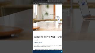 Windows 11 Pro official download windows11 shorts keywindows [upl. by Tevis]