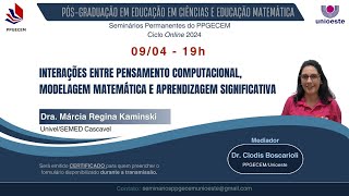 Interações entre Pensamento Computacional Modelagem Matemática e Aprendizagem Significativa [upl. by Orferd]