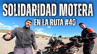 Se ROMPE la MOTO en los 89km de RIPIO de la RUTA 40 Cap 24 [upl. by Narag]