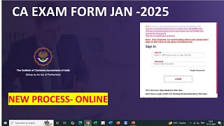 How to file CA Exam  CA Exam Form Online January 2025  CA inter Exam Online  KAYU CENTER [upl. by Jolda]