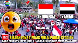 🔴 RIBUAN FANS TIMNAS EFORIA PADATI STADION Fans Malaysia Serbu Markas FAM [upl. by Liggitt]