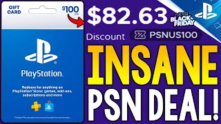 Absolutely INSANE PSN Deal Offer  Get BLACK FRIDAY 2024 PlayStation Deals EVEN CHEAPER [upl. by Esiouqrut]