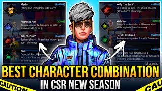 BEST CHARACTER COMBINATION FOR CS RANK  CS RANK BEST CHARACTER COMBINATION S27🔥 [upl. by Lyndes355]