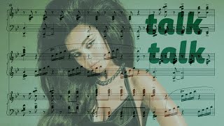 Charli xcx  Talk talk for THREE pianos sheet music [upl. by Anayt]