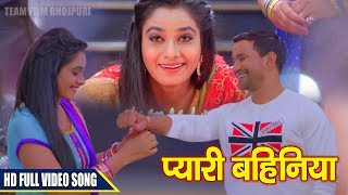 Dinesh Lal Yadav Nirahua  New Movie Song 2017  प्यारी बहिनिया  Bhojpuri Movie JIGAR [upl. by Anelak]