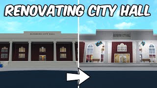 RENOVATING CITY HALL IN BLOXBURG [upl. by Hgierb]