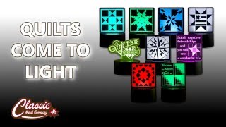 Quilts Come to Light Barn Quilt LED Light [upl. by Naiva479]