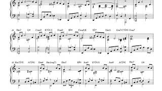 Bewitched Bothered and Bewildered Arranged for solo piano with music sheet [upl. by Uos]