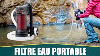 LE MEILLEUR PURIFICATEUR  FILTRE À EAU PORTABLE POUR TREK RANDO amp SURVIE  MSR Guardian [upl. by Amando]