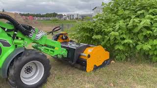 Avant 860i with Femac S5MZ160 Mulcher [upl. by Bunch]