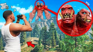 I Found A Scary MONSTER In Los Santos GTA 5  Lovely Gaming [upl. by Melodee]