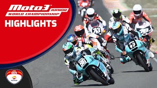 Highlights  Albacete 2018  Moto3 Junior World Championship  FIM CEV Repsol [upl. by Riannon]