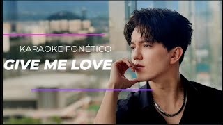 🎶Karaoke Canta en Kazajo con Dimash  Transcripción Fonética  GIVE ME LOVE ❤️ [upl. by Nnaeiluj490]