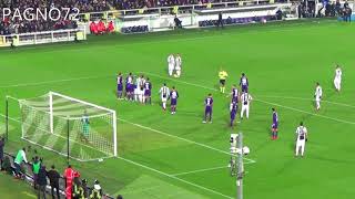 Fiorentina Vs JUVENTUS Goal Bernardeschi 01 [upl. by Aenehs]