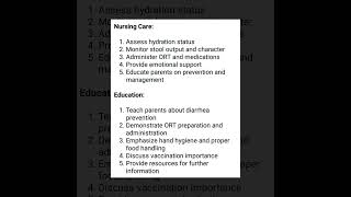 diarrhoea in children paediatric nursing  BSC nursing [upl. by Atiluap]