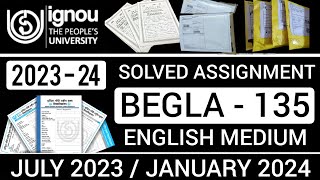 BEGLA 135 SOLVED ASSIGNMENT 202324  BEGLA 135 SOLVED ASSIGNMENT 202324 IN ENGLISH  BEGLA 135 [upl. by Aliuqaj441]