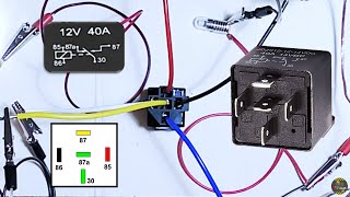 Come funziona un relè a 5 PIN per allarmi alimentazioni di emergenza pompe o doppie alimentazioni [upl. by Benjie]