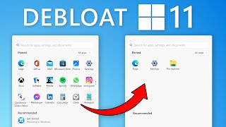 Debloat Windows 11 Installations With Just 2 Clicks [upl. by Innavoeg]