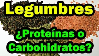 LEGUMBRES ¿Proteínas o Carbohidratos [upl. by Suolevram]