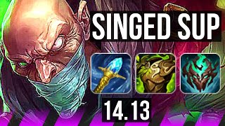 SINGED amp Zeri vs BLITZCRANK amp KaiSa SUP  Rank 3 Singed 600 games  VN Grandmaster  1413 [upl. by Ynnavoj]