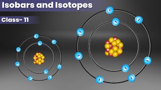 Isobars  Isotopes  Atomic Structure  CBSE Class 11 Chemistry by Elearnin [upl. by Nauquf]