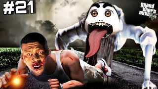 SHINCHAN BECOME THE GHOST AND ATTACK ON FRANKLIN GTA 5 MODS [upl. by Gievlos]