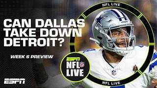 NFL Live’s Week 6 Previews and Predictions 🔮 LionsCowboys CommandersRavens amp more [upl. by Jarvis691]