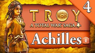 MEDUSA PETRIFIES A CITY TROY Total War Saga Achilles Campaign Gameplay 4 [upl. by Atirb]