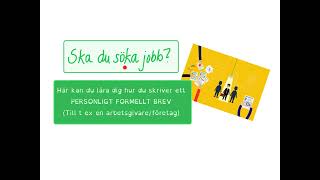 How to learn swedish  Skriva CV  presonligt brev Struktur och exempel [upl. by Danyelle952]