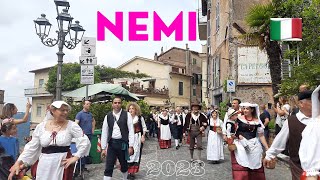 NEMI  LAZIO  ITALY 🇮🇹 \\ SAGRA FRAGOLE PARTE 2  2023\\WALKING TOUR [upl. by Haze967]