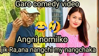 kadingani garo comedy videoangni nomilko jik dongana myna mikbua🤣😂 [upl. by Arret504]