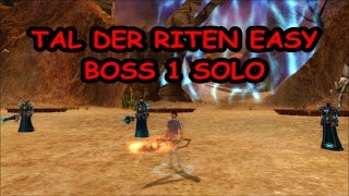 Runes of Magic  Tal der Riten Easy  Boss 1 Solo [upl. by Norehs588]