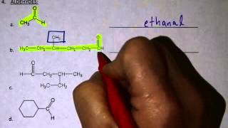 Naming Aldehydes [upl. by Adnirb]