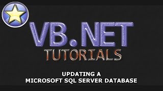 VBNET Tutorial  UPDATE a SQL Server Database  Part 3 [upl. by Enirak]