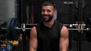 Weights training for NRL  Preseason Rugby League workout with Josh Mansour [upl. by Cofsky]