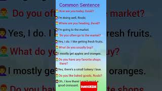 English Conversation Practice Common Sentence for Beginners Speaking EnglishListening English [upl. by Ebsen]