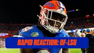 Rapid Reaction to UFs 2716 win over LSU  Florida Gators Football [upl. by Trebla]