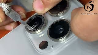 iphone 15 pro max camera lens restoration [upl. by Aisatan]