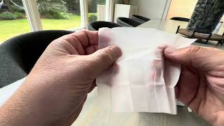 Unboxing of Zeis lens wipes [upl. by Champagne]