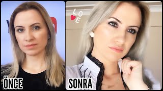 Evde Saç Boyama  Renk Yenileme  En Sevdiğim Boya Bu 🥰 Emine Deligoz [upl. by Airahcaz]