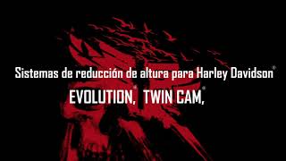 ES  Sistemas de reducción de altura para Harley Davidson Evolution  Twin Cam y Milwaukee Eight [upl. by Niac]