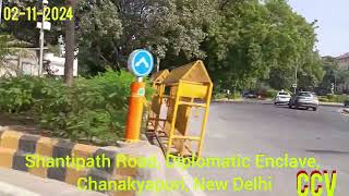 Glimpse of Shantipath Road  Diplomatic Enclave  Chanakyapuri New Delhi [upl. by Signe]