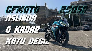 SOKAK DEĞİL PİST  CF MOTO 250SR İNCELEME [upl. by Heid997]